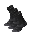 Vectr Cushion Crew Socks - 3 Pack - Black/Titanium