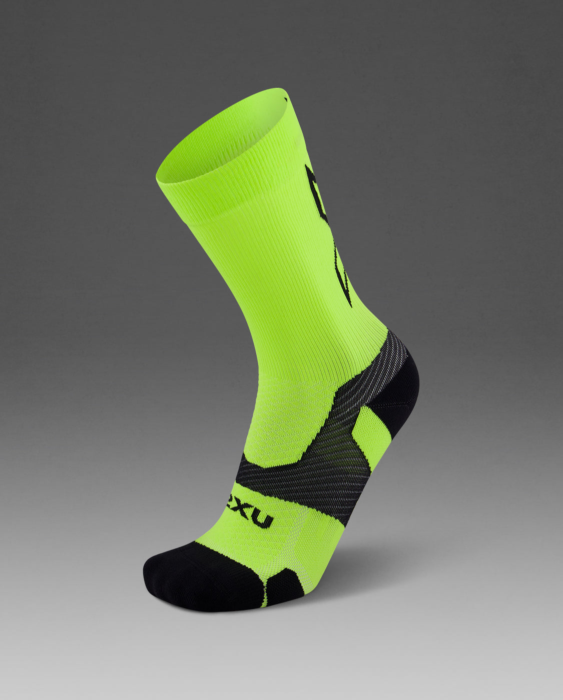 2XU Calze - Vectr Light Cushion 1/4 Crew - white/grey