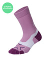 Vectr Light Cushion Crew Socks - Pastel Pink/Wood Violet