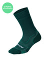 Vectr Cushion Crew Socks - Forest Green/White