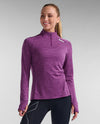 Ignition 1/4 Zip - Wood Violet/White Reflective