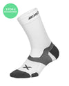 Vectr Cushion Crew Socks - White/Grey