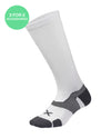 Vectr Cushion Full Length Sock - White/Grey