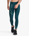Light Speed Compression Tights - Pine/Raft Reflective