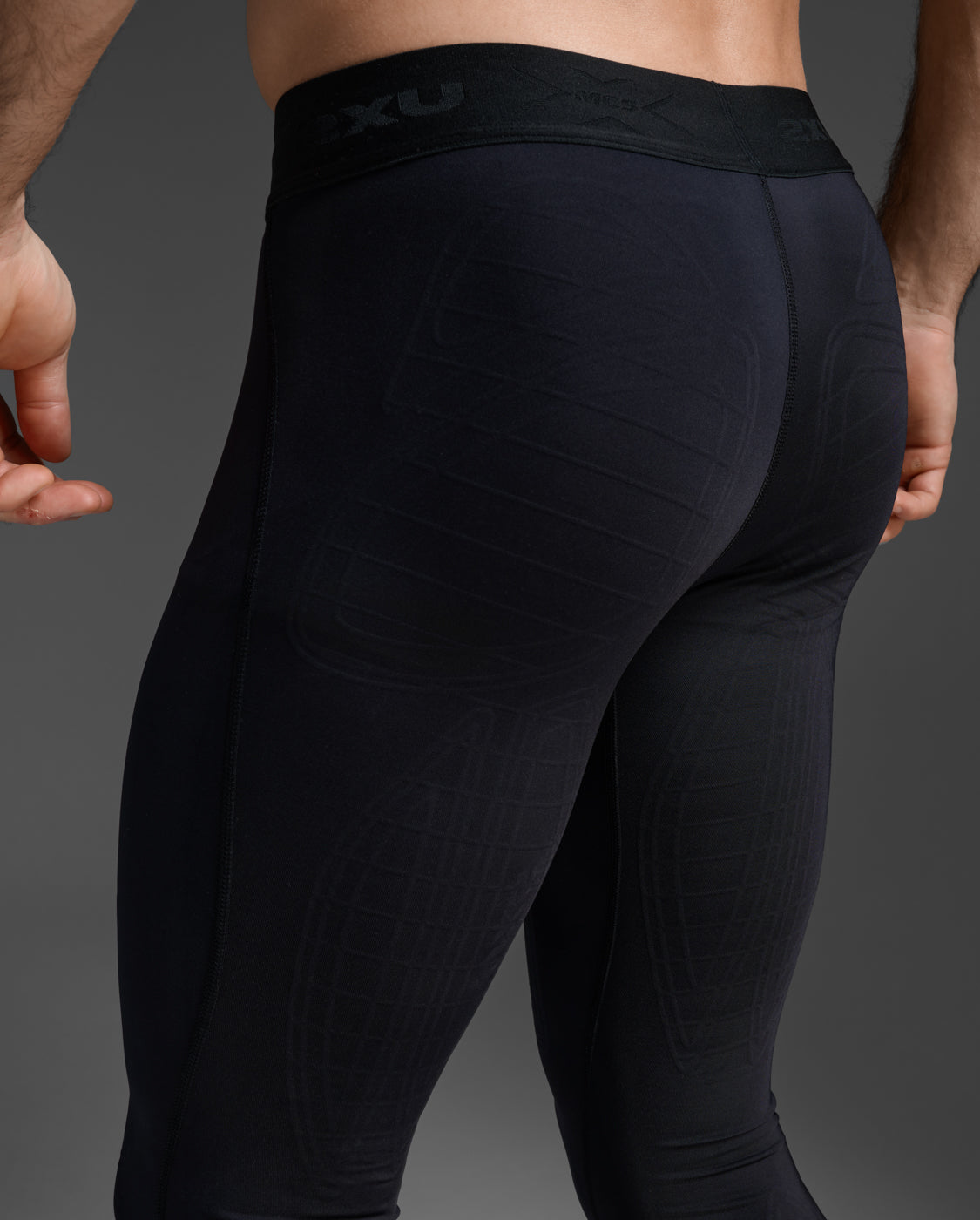 Collant De Compression 2XU Elite Homme Noir/acier Taille M - Neuf Avec étiquettes