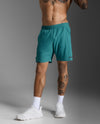 Aero 7 Inch Shorts - Slate Green/Black Reflective