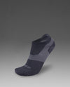 Vectr Ultralight No Show Socks - Titanium/Black