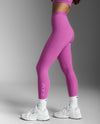 Form Stash Hi-Rise Compression Tights with Pockets - Hyper Violet/Hyper Violet