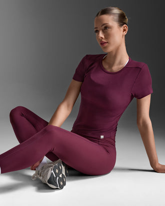 Fluid Modal Ribbed Crop Tee