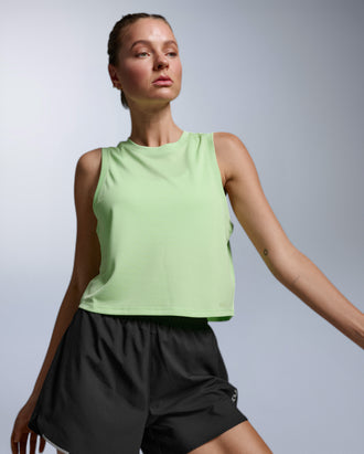 Aero Mesh Crop Tank