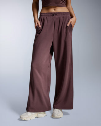 Wonderluxe Sand Washed Wide Leg Pants