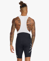 Aero Cycle Bib Shorts, Black/White Reflective