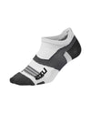 Vectr Ultralight No Show Socks - White/Grey