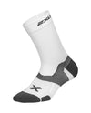 Vectr Cushion Crew Socks - White/Grey