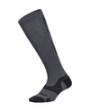 Vectr Light Cushion Full Length Socks - Titanium/Black