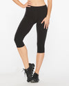 Form Mid-Rise Comp 3/4 Tights - Black/Silver