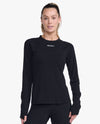 Ignition Base Layer Long Sleeve - Black/Silver Reflective